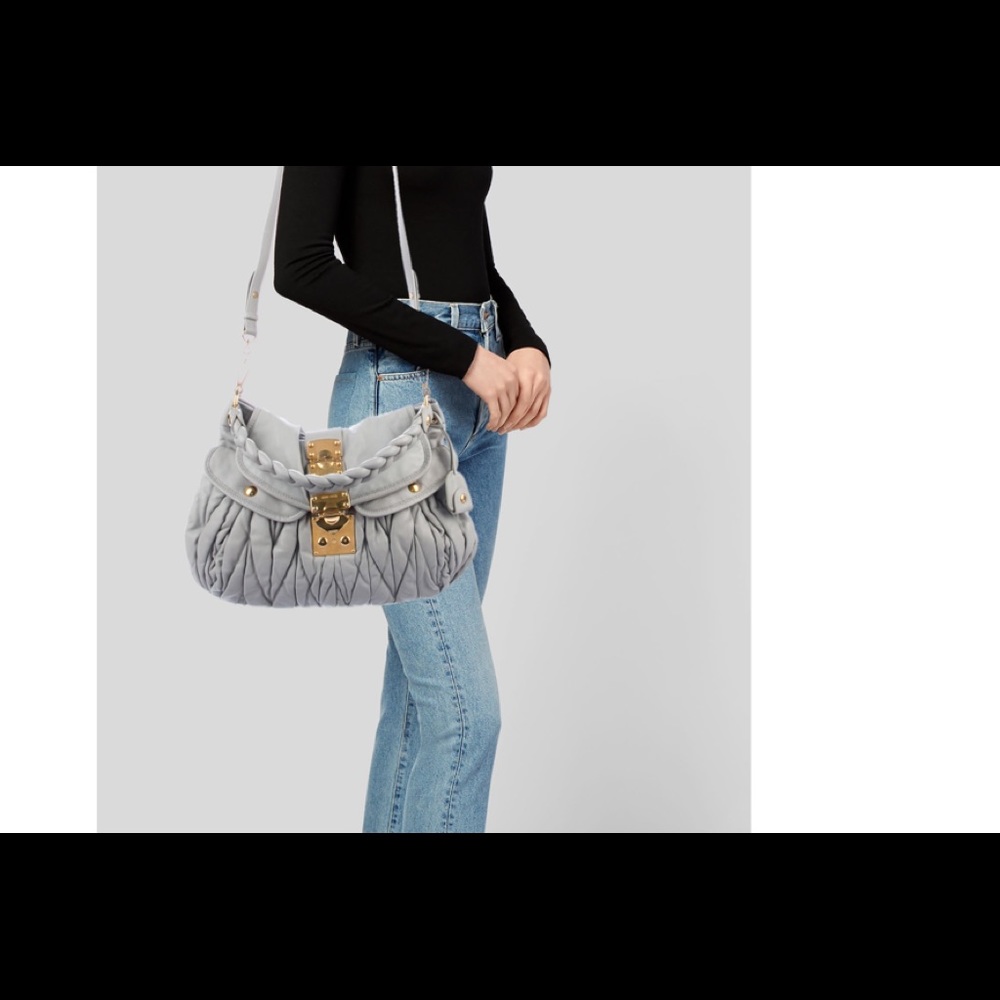 ❤️Authentic Miu Miu Matelassé Coffer Bag